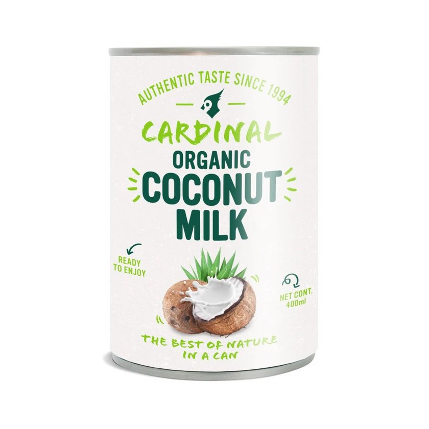 COCONUT MILK ORGANIC 17% FAT 400ml