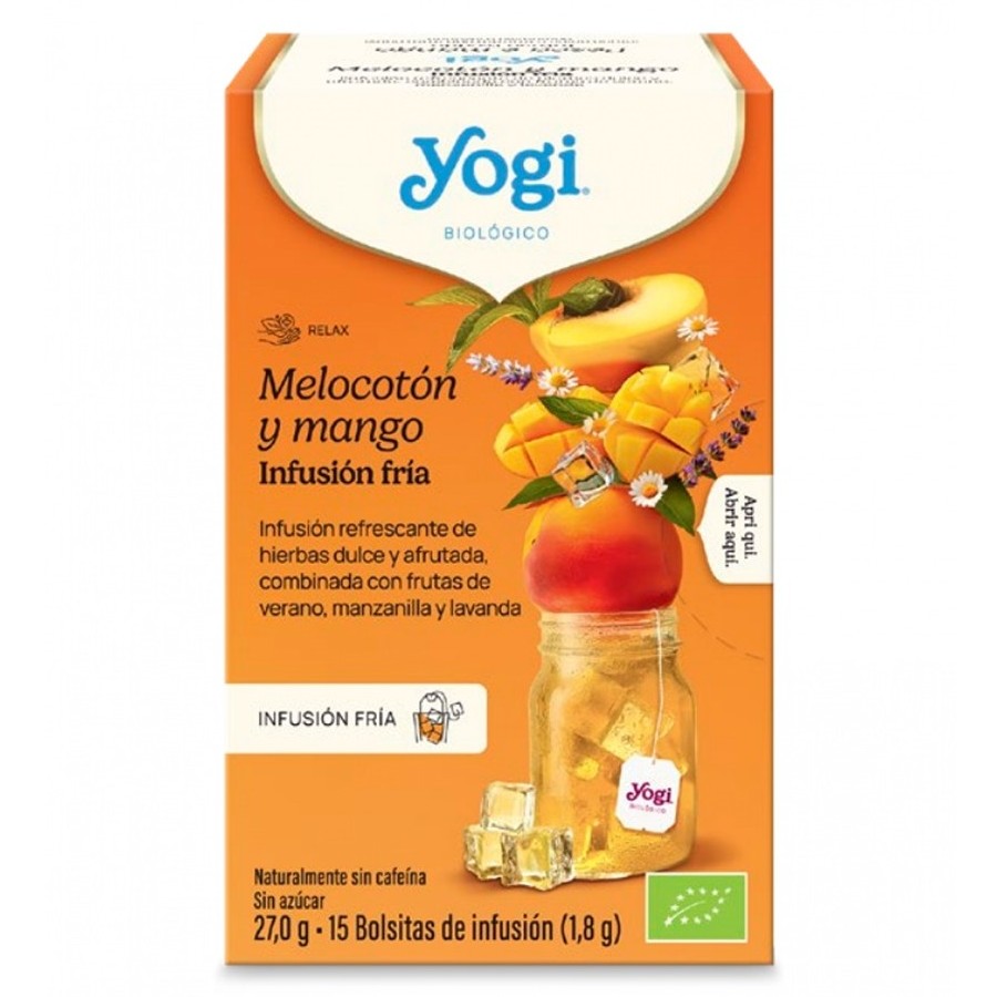YOGI COLD BREW PEACH-MANGO ΒΙΟ 27g