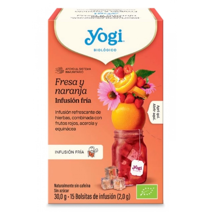 YOGI COLD BREW STRAWBERRY-ORANGE ΒΙΟ 30g
