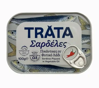 ΣΑΡΔΕΛΕΣ ΤΡΑΤΑ ΠΙΚΑΝΤΙΚΕΣ 100γρ