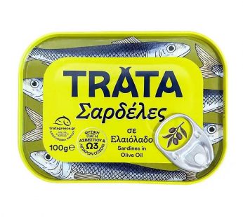 ΣΑΡΔΕΛΕΣ ΤΡΑΤΑ ΣΕ ΕΛΑΙΟΛΑΔΟ 100γρ